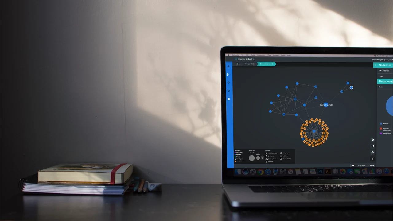 Auspex Observatory shown across desktop and mobile displays